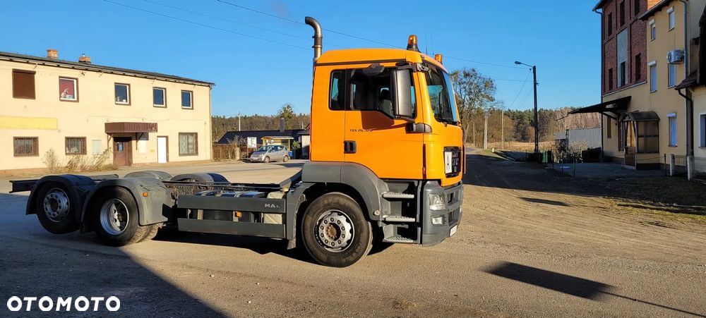 MAN TGS 2011r KRÓTKI ROZSTAW 390cm 3-y OSIOWY rama do zabudowy DMC 26t BECZKA ASENIZACJA - 31