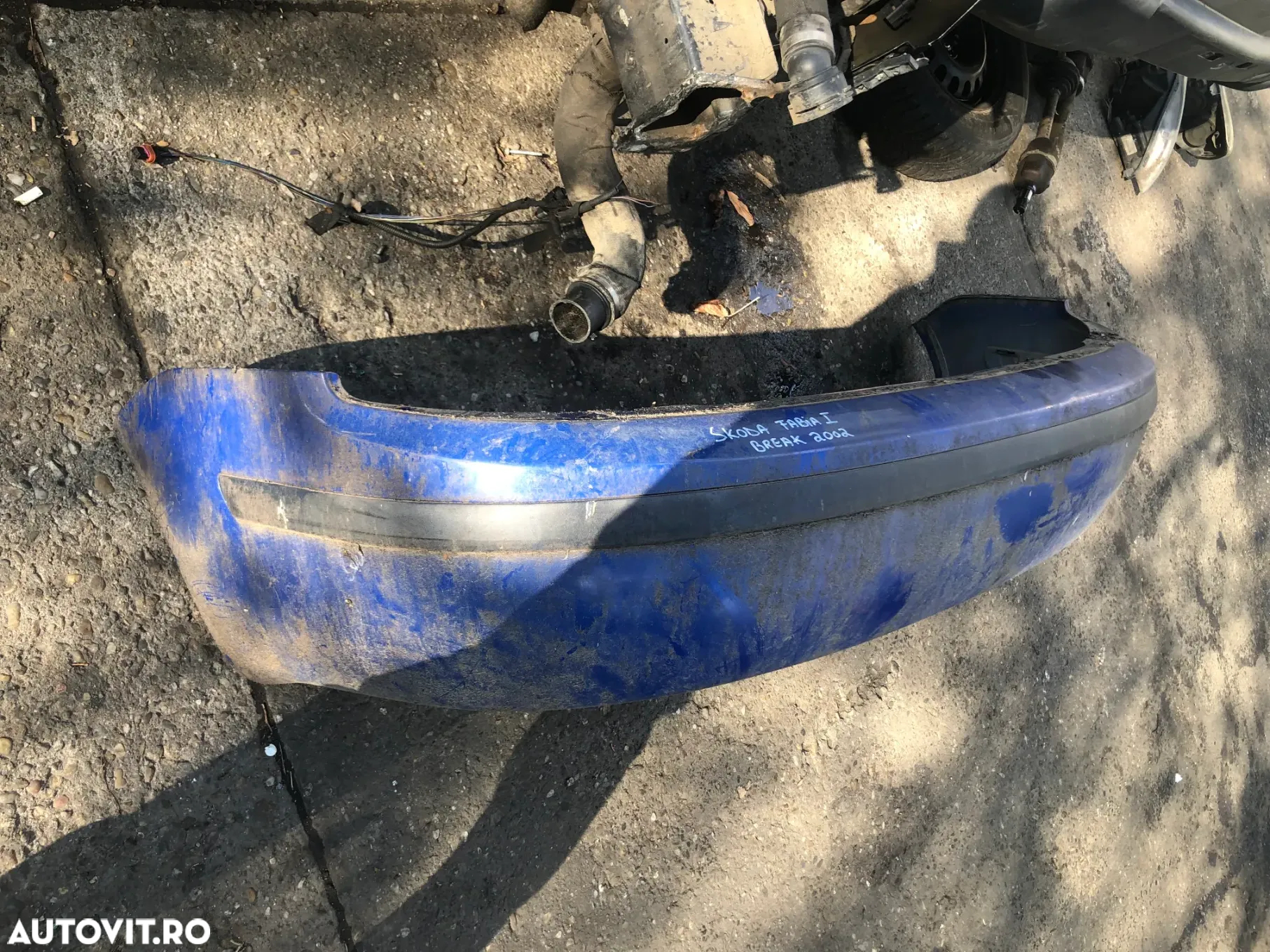 Bara spate Skoda Fabia 1 albastru break - 7