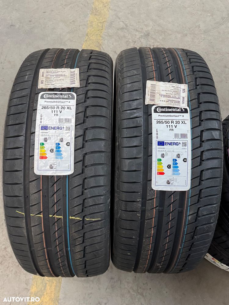 Vând 2 anvelope 265/50/20 continental de vară noi - 1