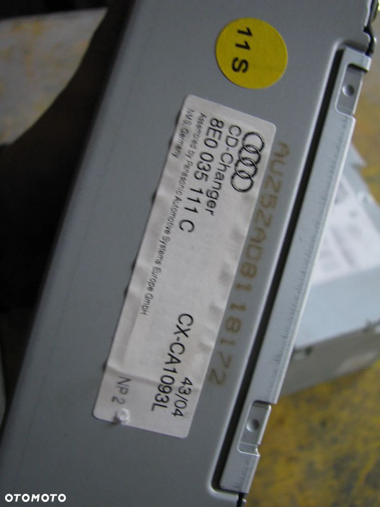 Radio nawigacja Audi A4 B6 B7 8E0035192T ZMIENIARKA 8e0035111c KOMPLET - 6