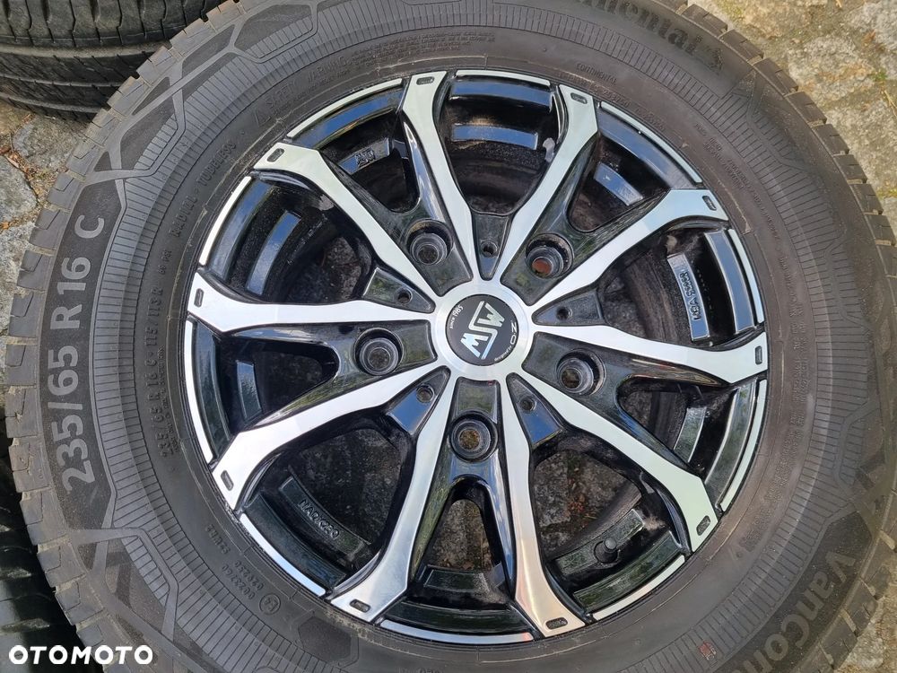 Koła Felgi aluminowe 16 OZ MSW 48 VAN/ opony letnie Continental Van Contact Eco 235/65/16C Ford Kamper Bus - 12