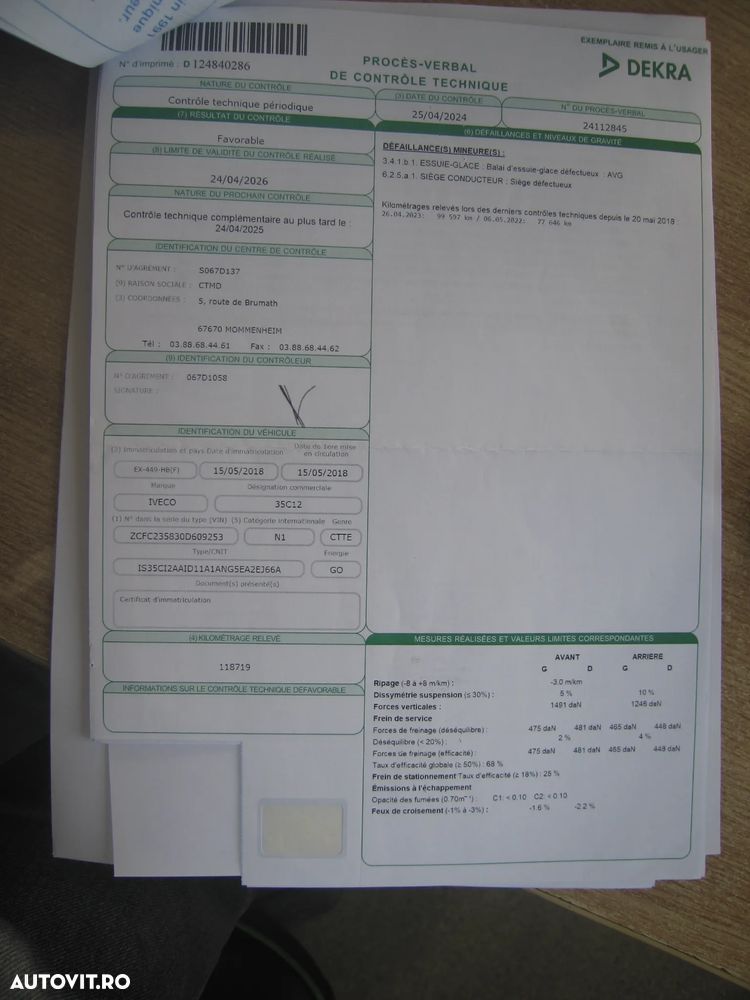 Iveco DAILY 35 C 13, 3 LOC. BASCULABIL, AC . EURO  VI . - 38