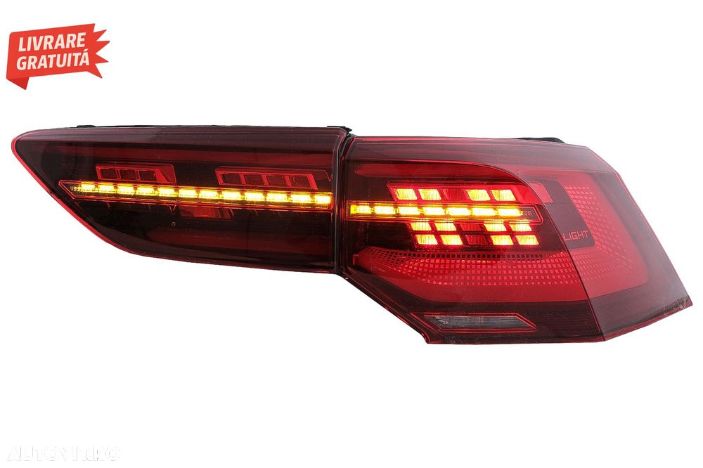 Stopuri Full LED VW Golf VIII Hatchback Mk8 MQB (2020-Up) cu Semnal Dinamic Secven- livrare gratuita - 10
