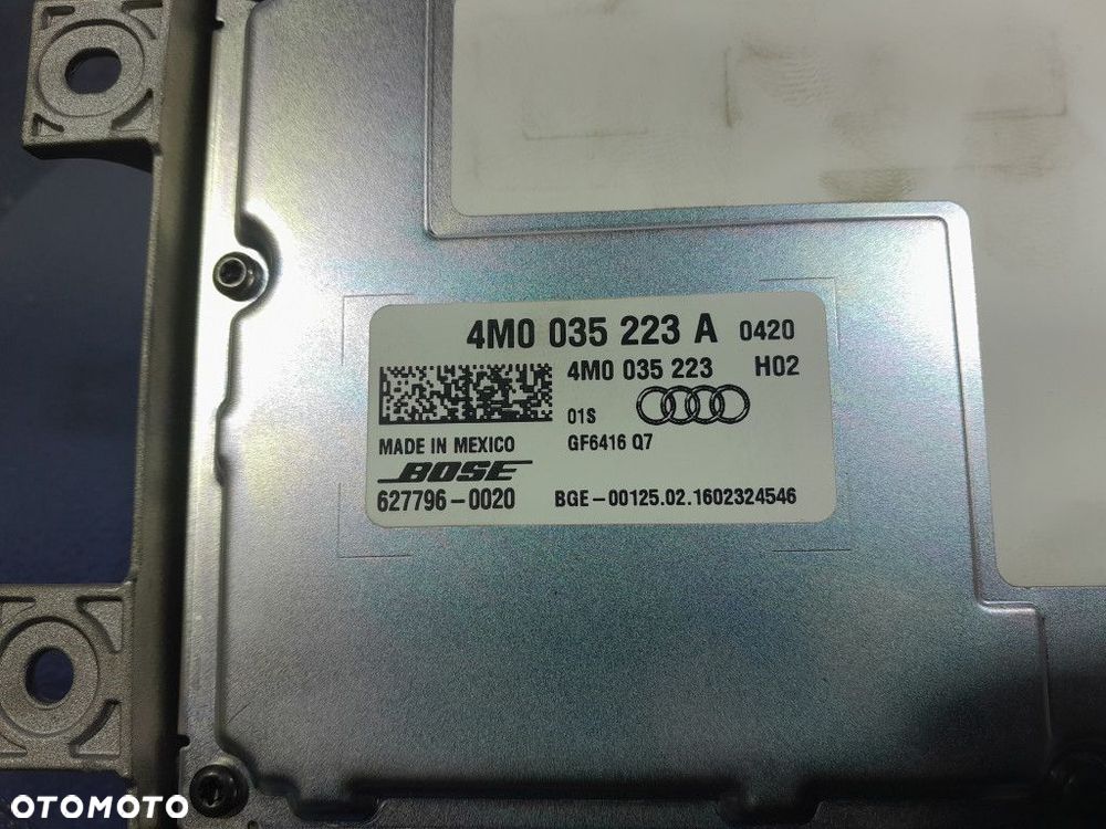 AUDI Q7 II 4M WZMACNIACZ AUDIO BOSE 4M0035223A - 4