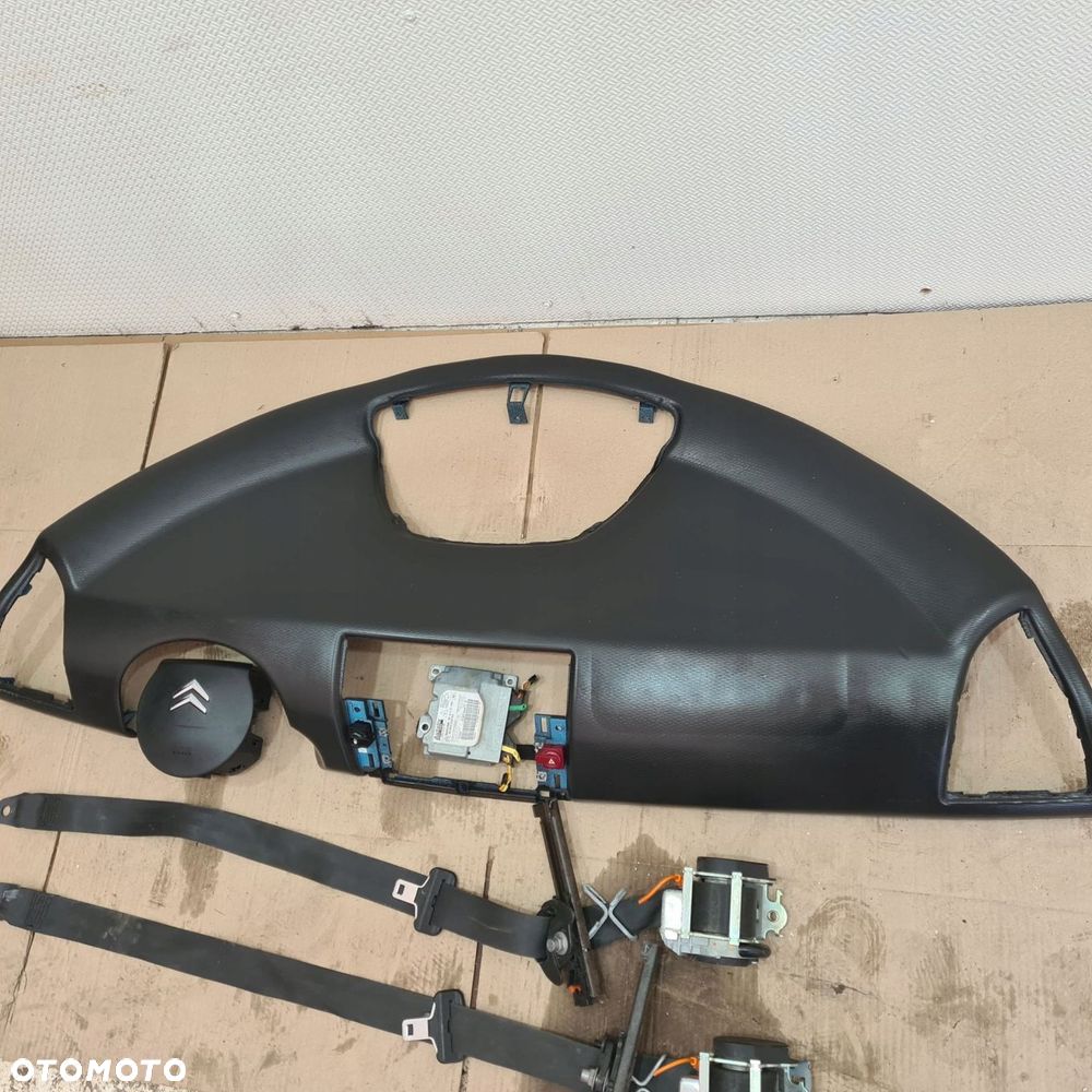 citroen c4 kokpit pasy deska konsola sensor nakładka - 2