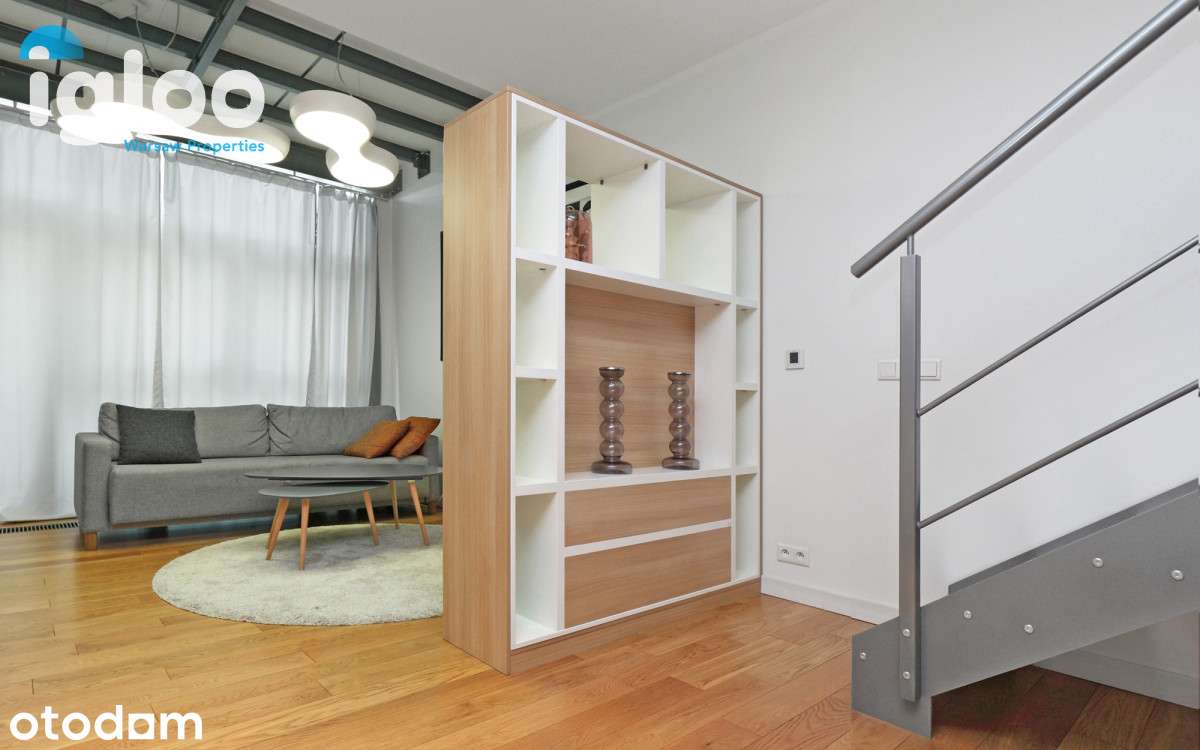 Elegancki dwupokojowy loft na Mokotowie
