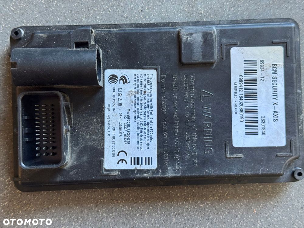 moduł sterownik bcm harley davidson oryginał 69994-12 28301840 - 1