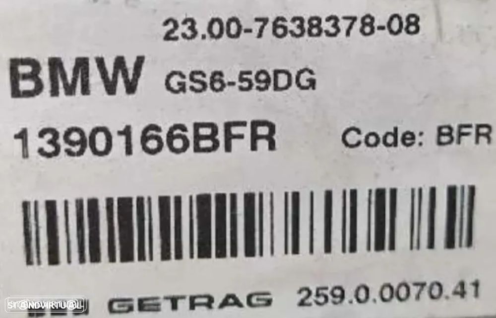 Caixa Velocidades Mini F56 F57 1.5d Ref.GS6-59DQ - 2