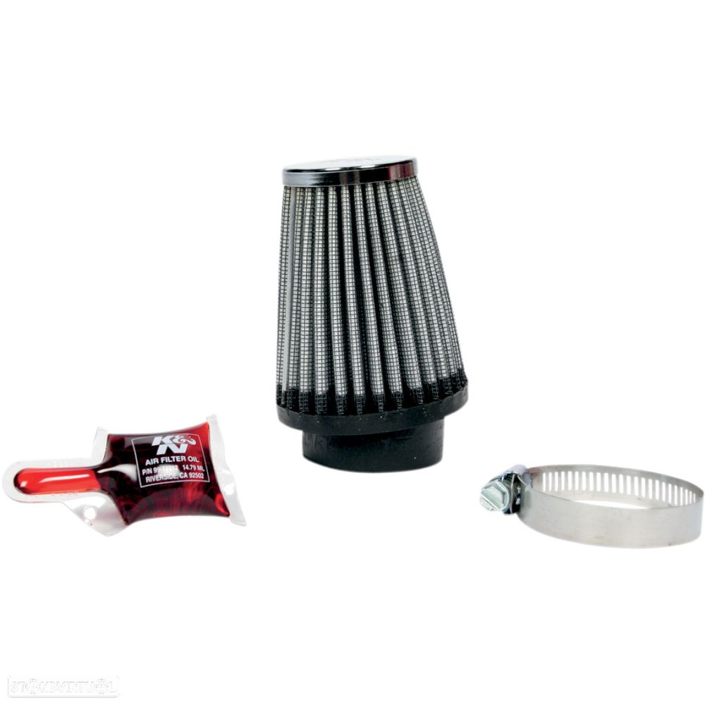 filtro de ar desportivo k&n oval tapered 48mm rc-1290 - 1