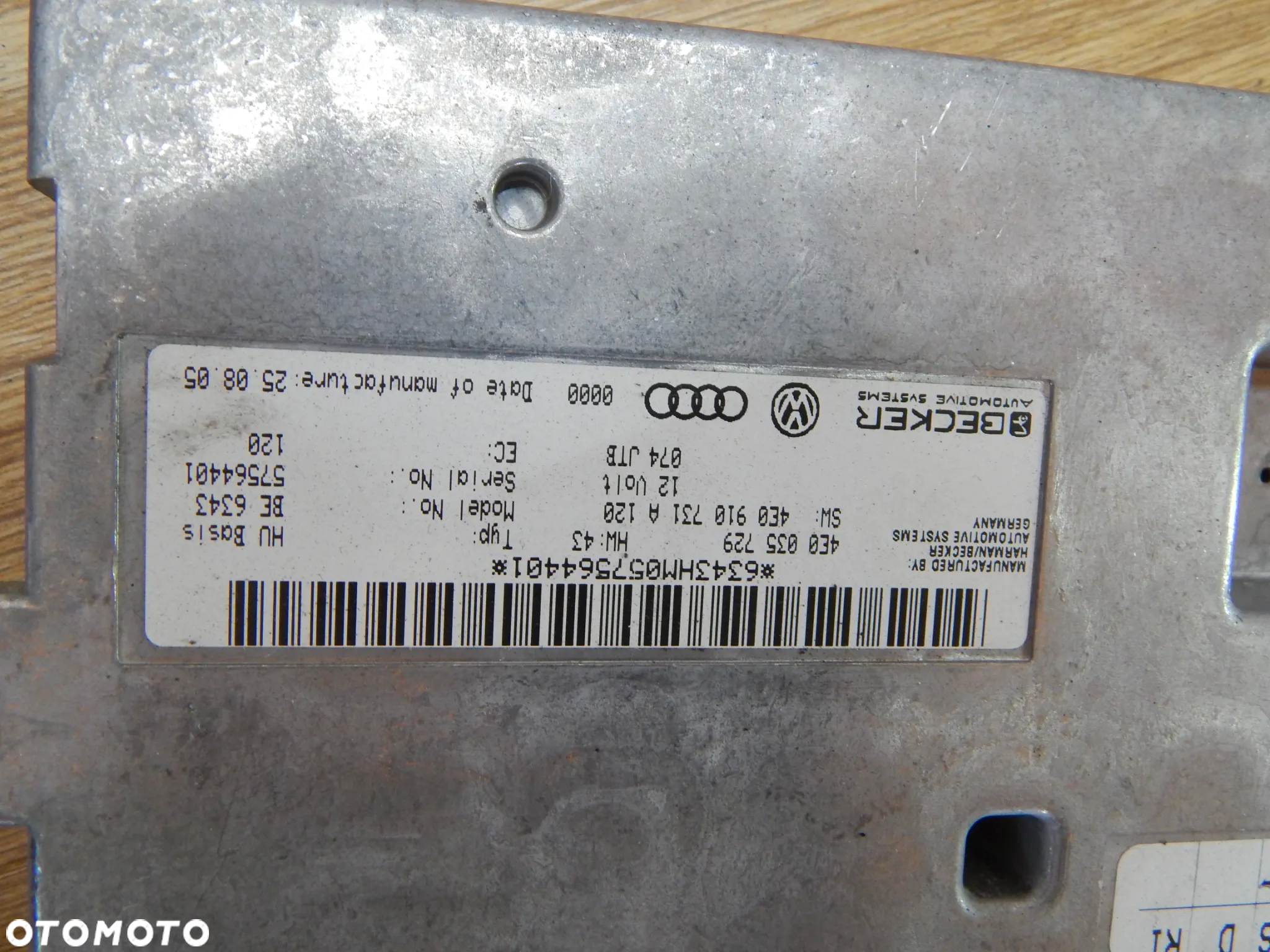 Radio czytnik wzmacniacz moduł ekran wyświetlacz antena Audi A8 D3 s8 a6 02-10 Łuków części - 16