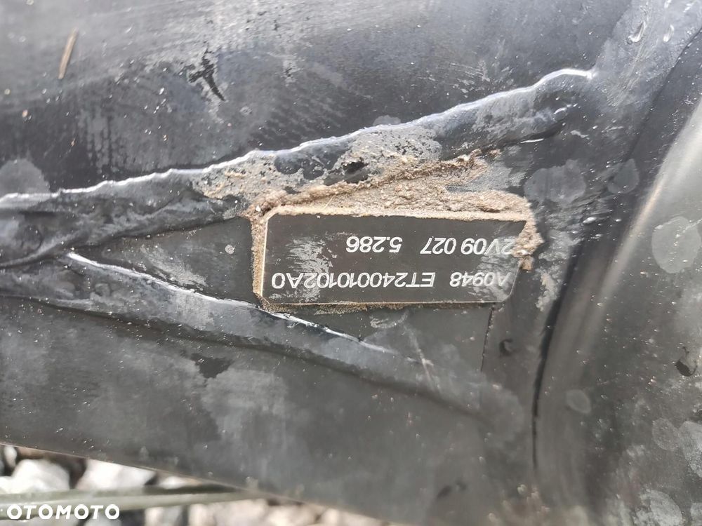 BELKA OŚ OŚKA TYŁ TYLNA MOST KOMPLETNA PIAGGIO PORTER II NP6 1.5 2021-2025 - 9