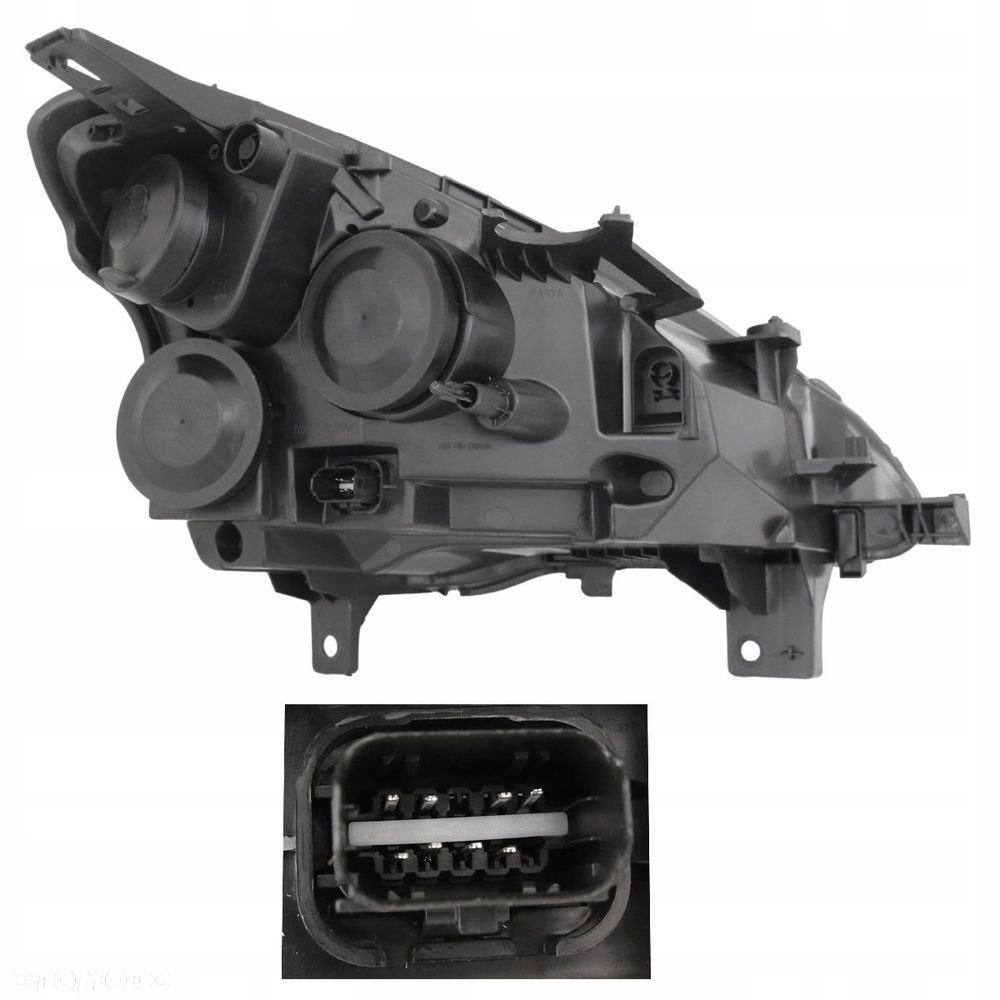 Reflektor Lampa Przód Peugeot Partner 2 II B9 2008-2012 L - 2