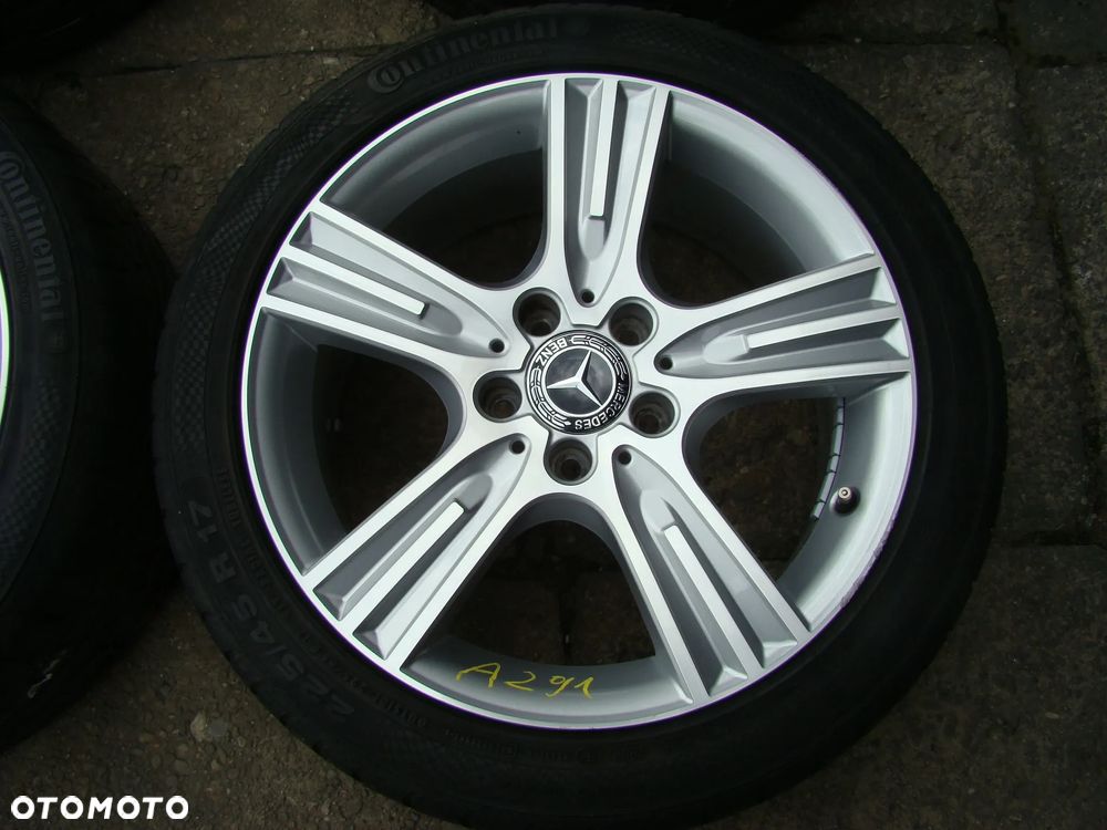 a291 5x112 Mercedes Benz w204 przód 7,5jx17 225/45 tył 8,5Jx17 245/40 lato - 3