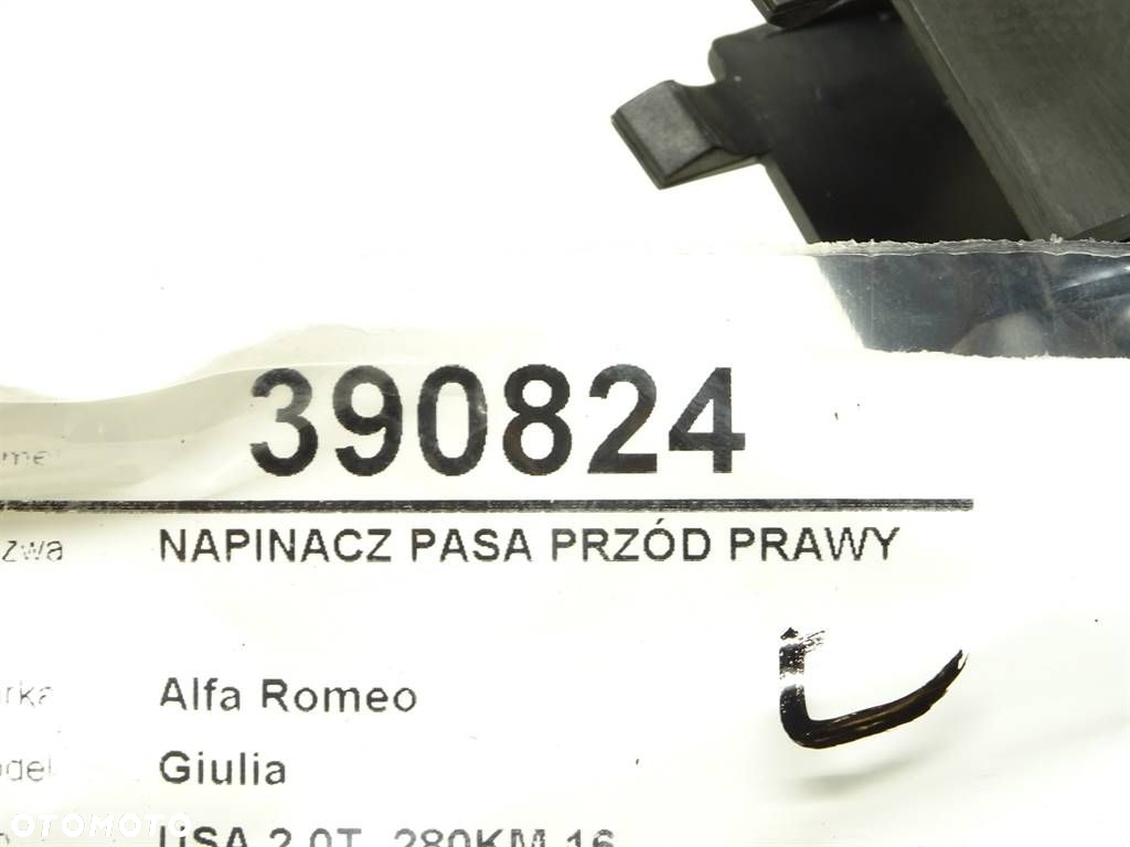 NAPINACZ PASA PRZÓD PRAWY - 434.00 PLN - ALFA ROMEO GIULIA (952_) 2015 - 2022 2.0 (952ACA25) 206 kW - 4