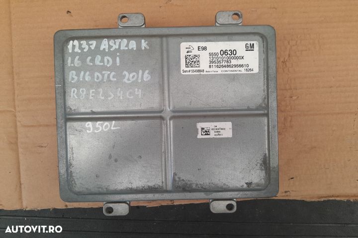 Calculator motor ECU 395357783 395357783 Opel Astra K [2015 - 2020] S - 2