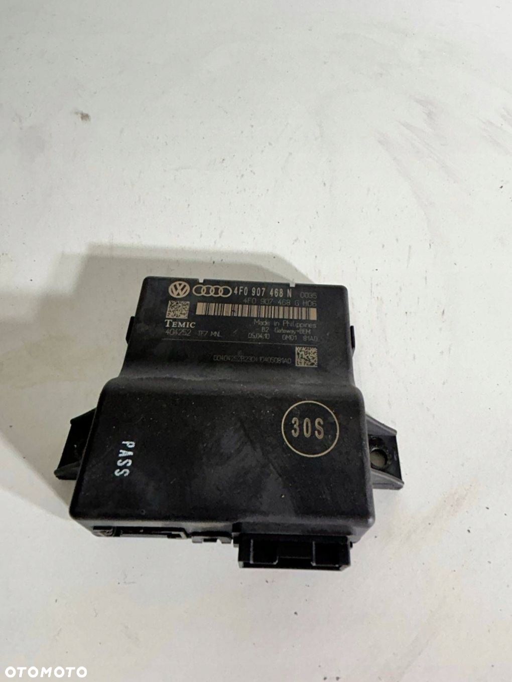 Audi A6 S6 C6 4F 2010 4F0 907 468 N Moduł sterowania Gateway - 1