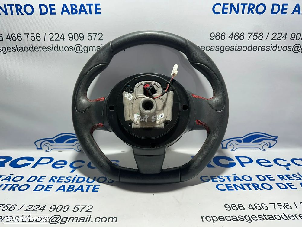 .Volante Original Pele Perfurada FGP Fiat 500 34157009B 2007 - 2015 - 7