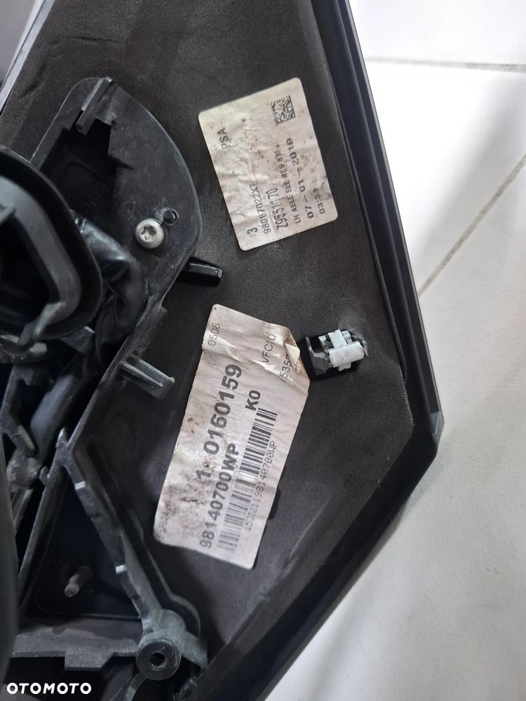 Lusterko lewy przód 9-PIN Peugeot Expert 2019 rok nr 98087022XT - 5