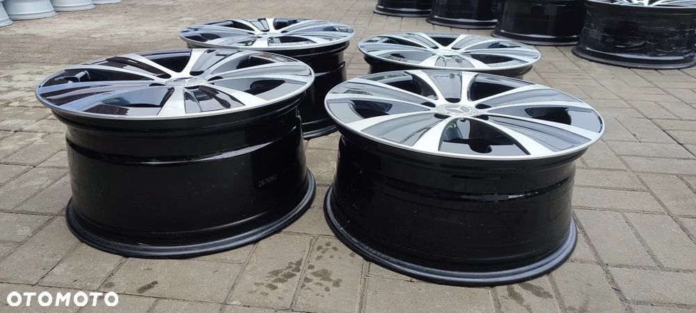 FELGI ALUMINIOWE 5x112 2x8Jx18 CALI ET43 fi 66,6 STOPNIOWANE 2x9J 18 CALI ET 52,5 MERCEDES W 213 4 SZTUKI KOMPLET - 19