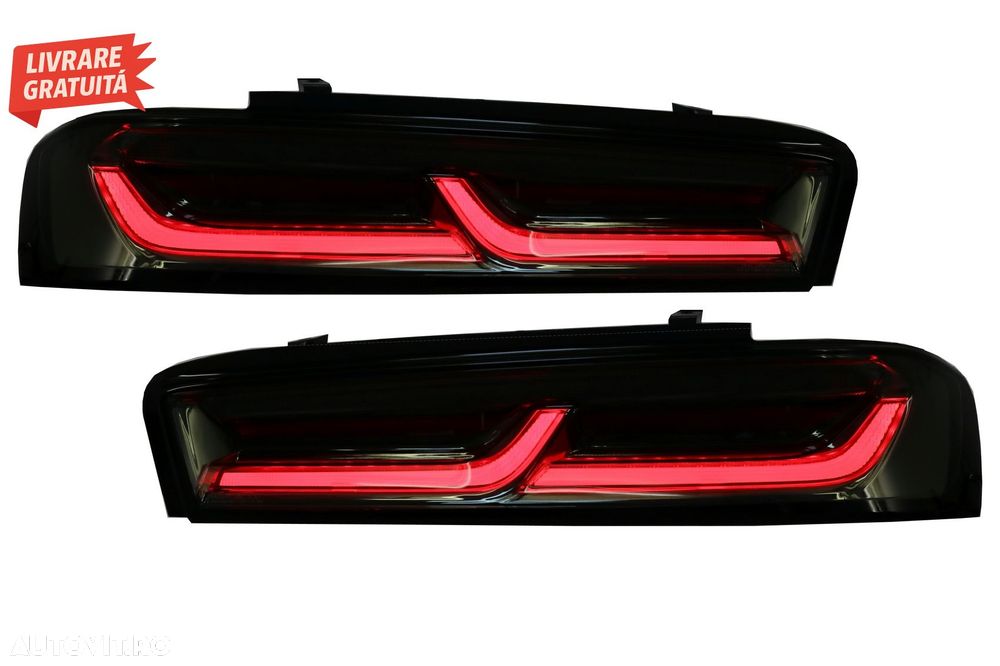 Stopuri FULL LED Chevrolet Camaro MK6 (05.2015-2018) Semnal Dinamic Secvential- livrare gratuita - 5
