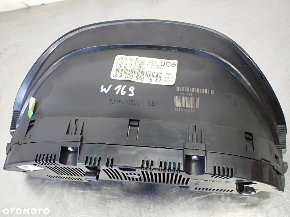 LICZNIK MERCEDES W169 A160 A1695401947 - 9