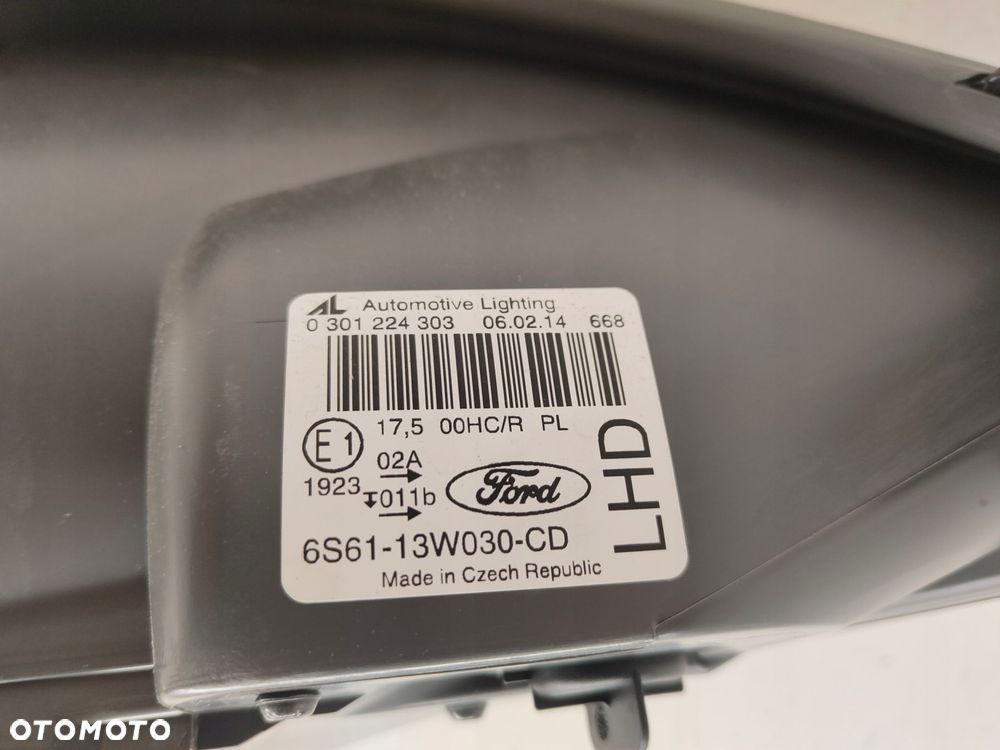 lampa przód lewa 6s61-13w030-cd ford fiesta mk6 - 5