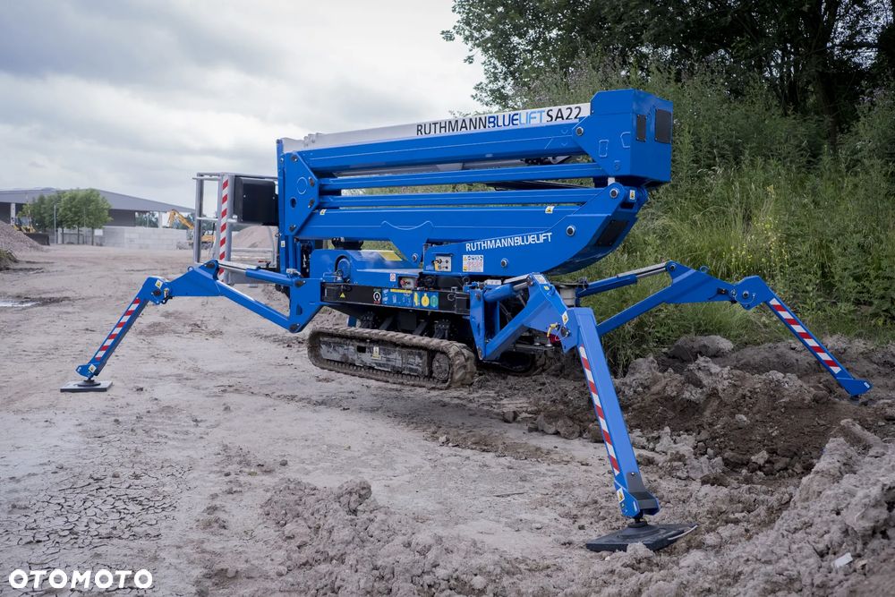 Ruthmann Bluelift SA22 Podnośnik gąsienicowy 22m Pająk na gąsienicach 22m Podnośnik terenowy gąsienice Zwyżka 4x4 Od Wyłącznego Dealera w Polsce - 3