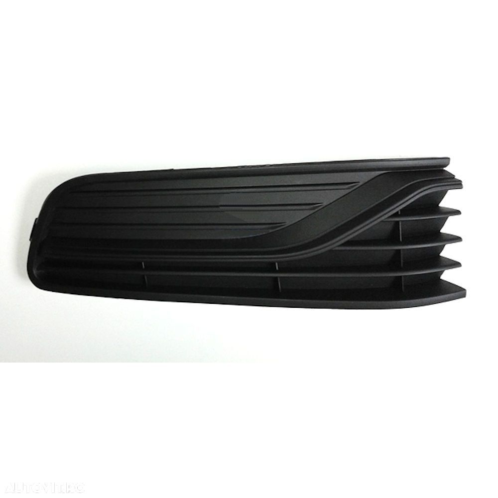 Grila bara Vw Polo (6r) 2014-, Fata partea Stanga, Fara gaura pentru proiector, 6C0853665 - 1