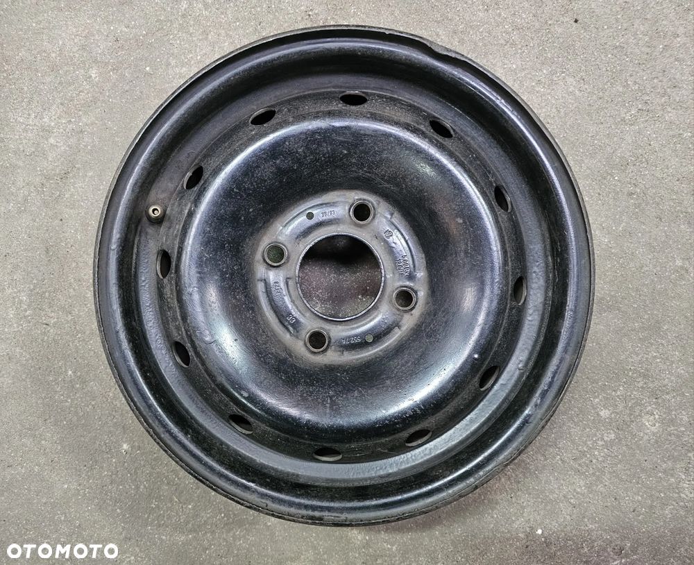 (V49) Felga stalowa 13'' Zapas Peugeot 1007 206 207 208 308 Citroen C3 C4 Berlingo II Xsara / 5Jx13 ET28 4x108 - 1