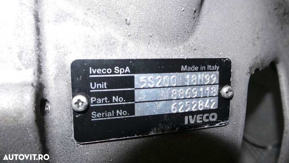 Cutie de viteze manuala Iveco Daily III; 2.8 D; 1998~2008; 5 Trepte - 2