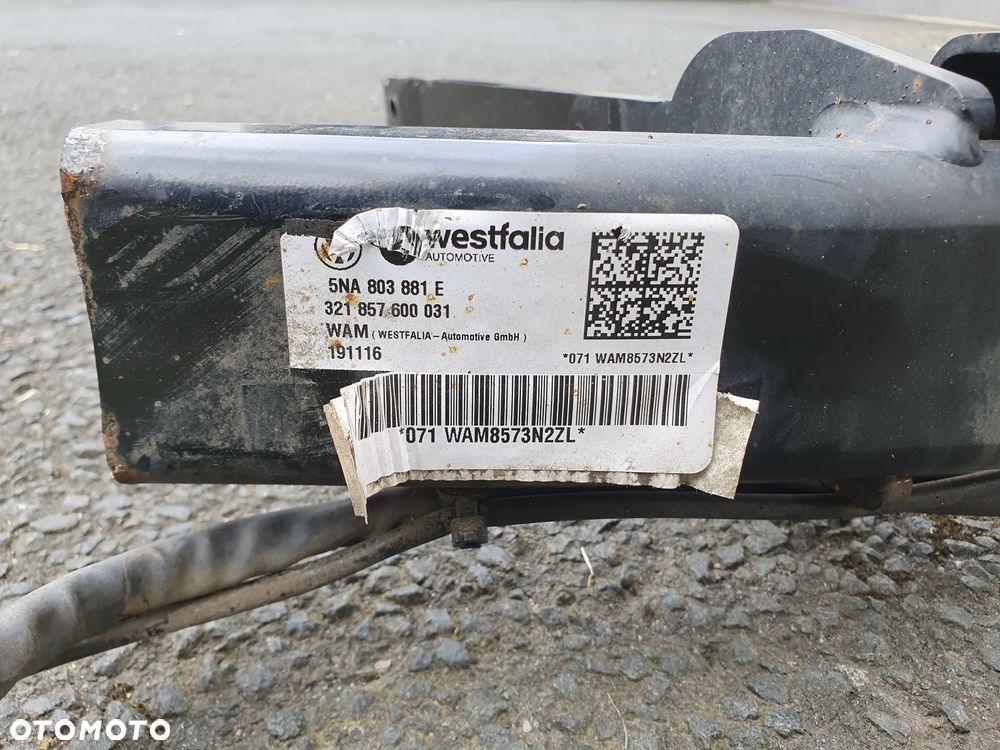 VW TIGUAN II 2 HAK HOLOWNICZY ELEKTRYCZNY WESTFALIA 5NA803881E - 7