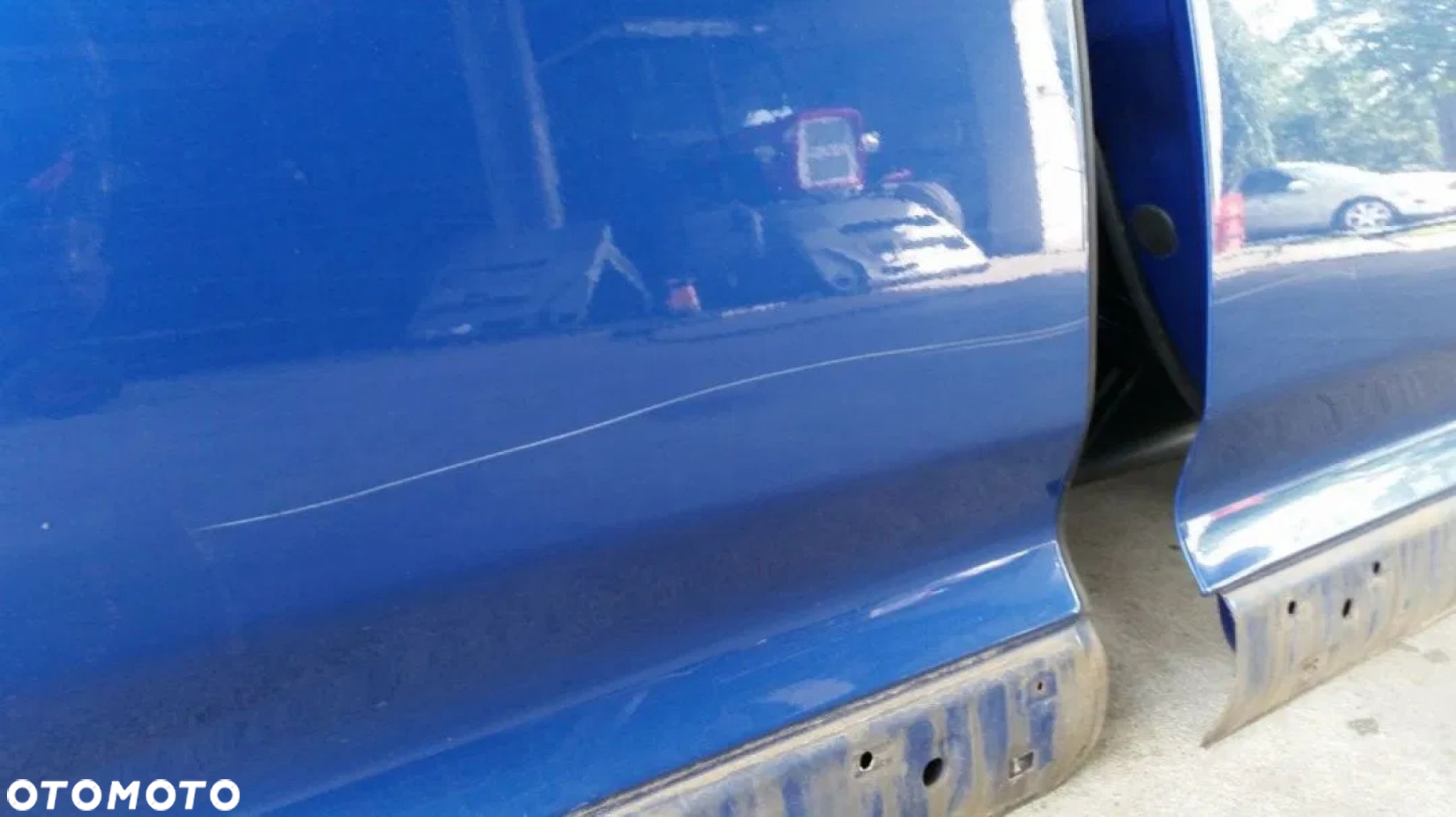 VW TOUAREG 7L 03-09R DRZWI PRZOD PRAWE NIEBIESKIE - 3