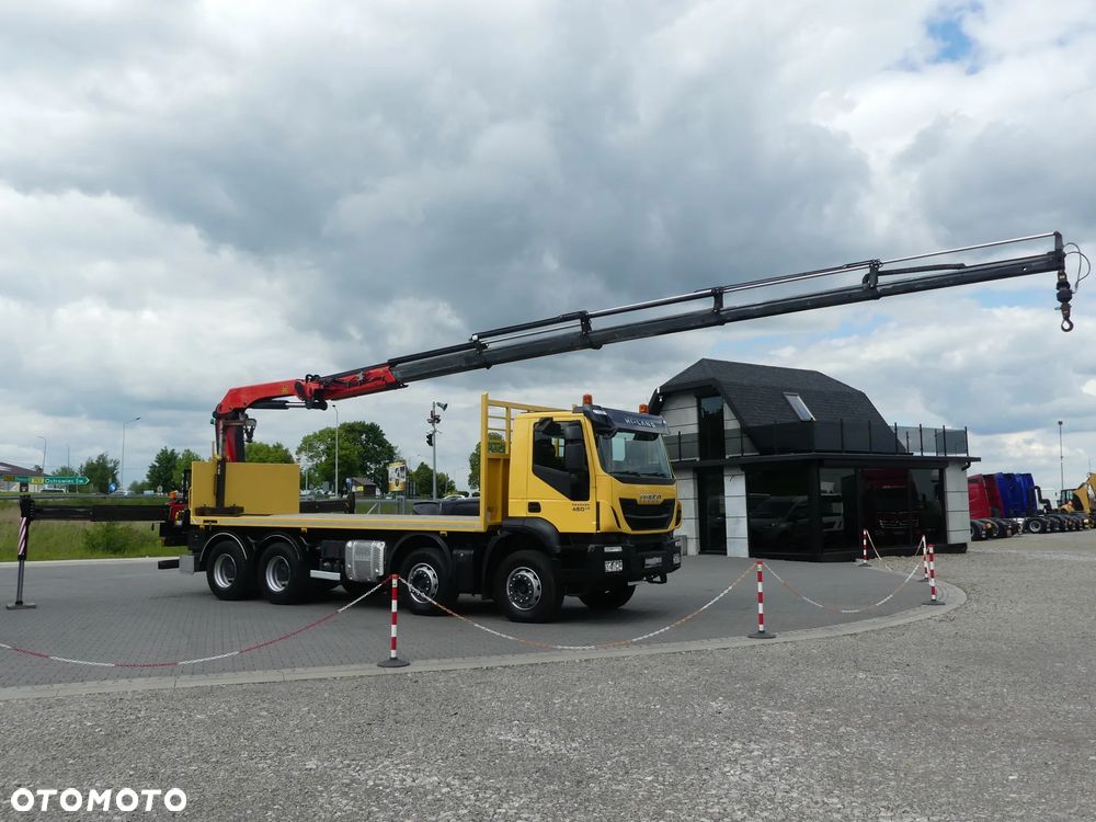 Iveco TRAKKER 450 / 8x4 / EURO 6 / HDS PALFINGER PK 22002-EH / NISKI PRZEBIEG / - 4