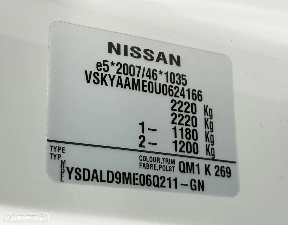 Nissan E-NV200 40 KWH - IVA DEDUTIVEL - 33604 KM - NACIONAL - 54