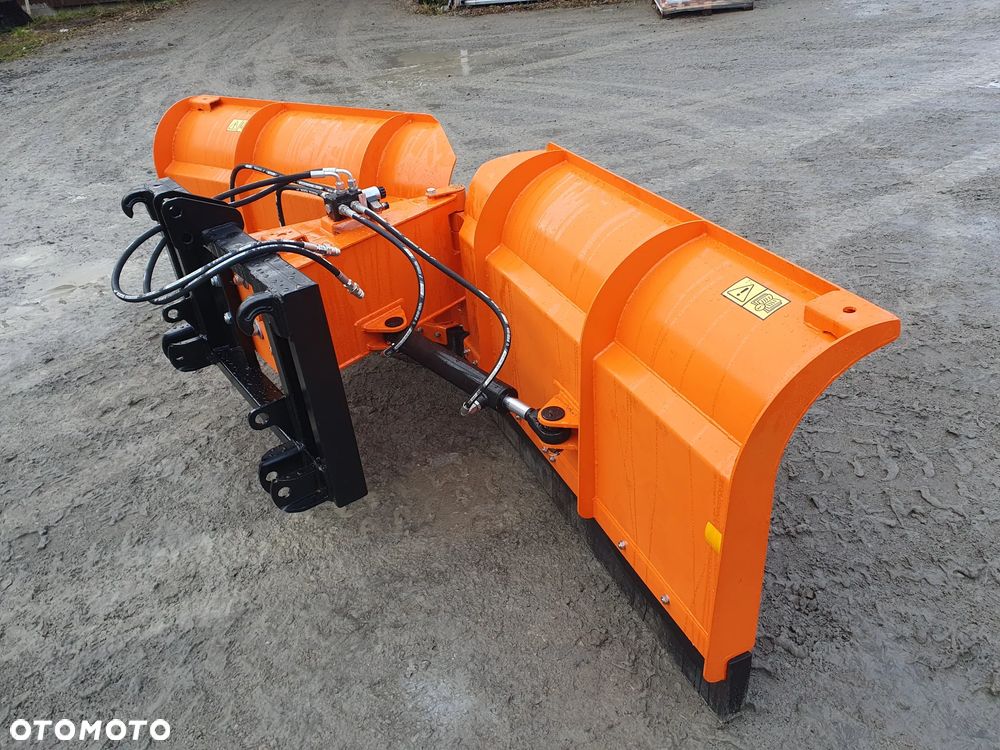 Pług do śniegu 3m strzała do koparko ładowarki terex fermec massey ferguson volvo - 4