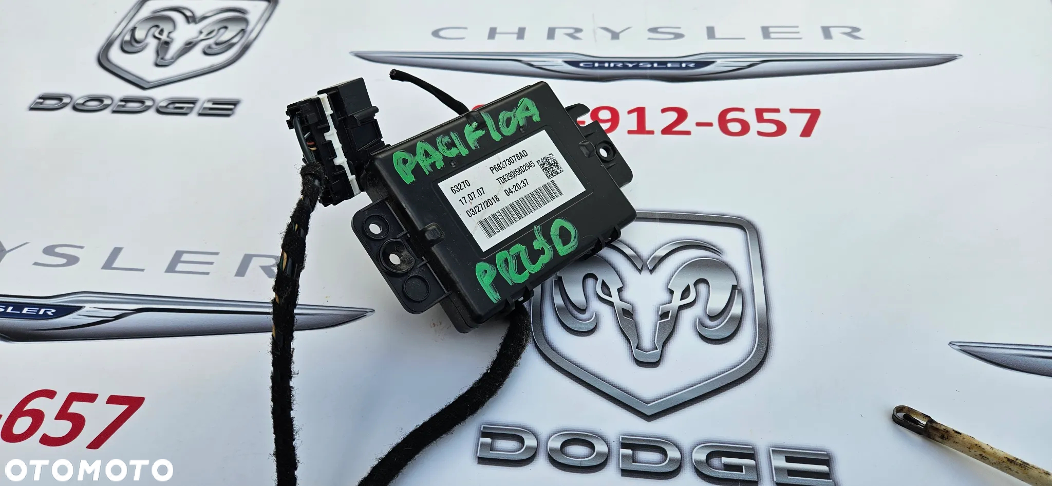 Chrysler Pacifica 2016- Komplet silniczków nagrzewnicy Silniczek nagrzewnicy Sterownik klimatyzacji Moduł klimy P68373078AD - 11