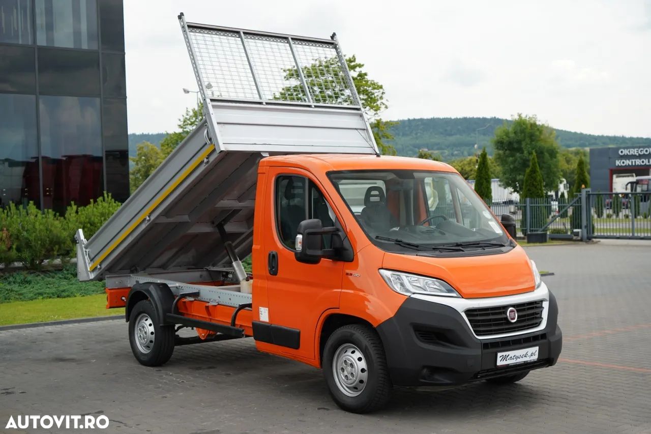 Fiat DUCATO / 2.3D / CAMION BASCULANTE ALUMINIU 3.2M / AER CONDIȚIONAT / KM 70.000 KM - 1