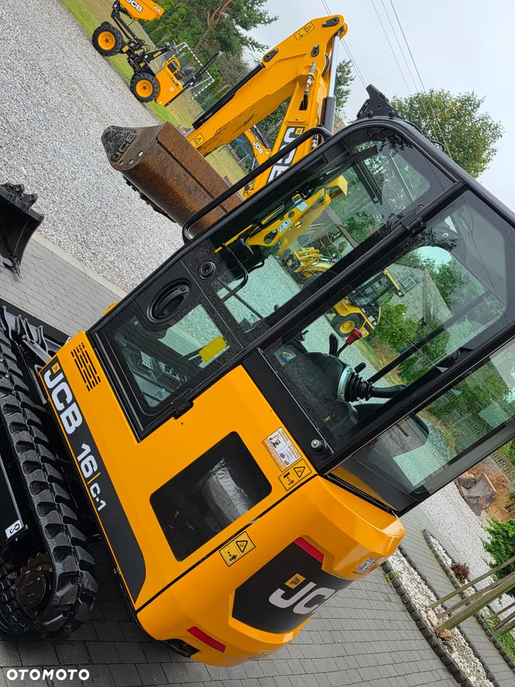 JCB JCB 16 C-1 mini koparka 3 łyżki szybkozłącze 19c1 sprowadzona 8018 serwisowana - 8