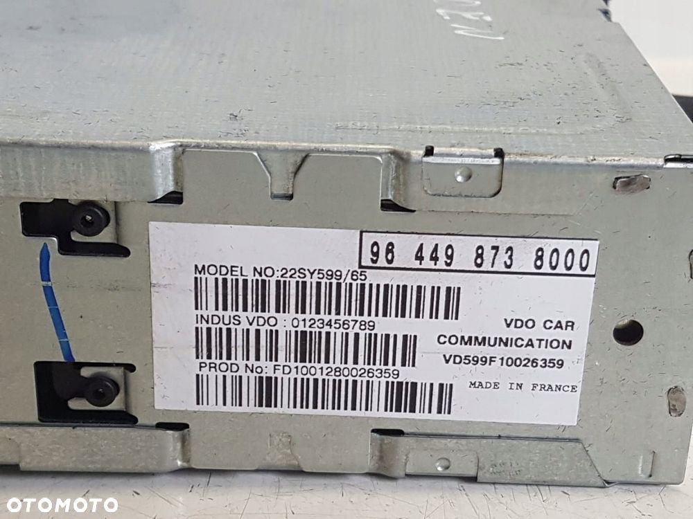 CITROEN C5 I 01- CZYTNIK NAWIGACJI 964498738000 - 9