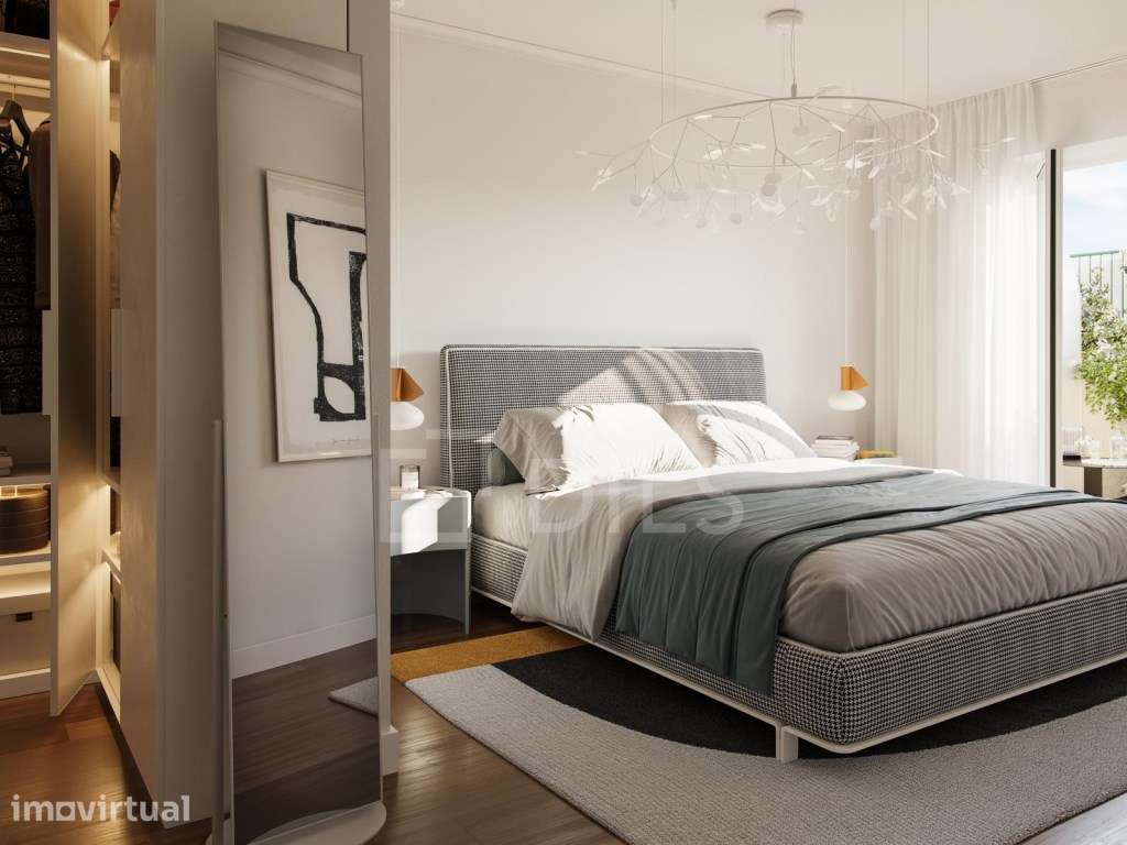 Apartamento T3, com varanda, em novo empreendimento, na Amadora - Grande imagem: 2/40
