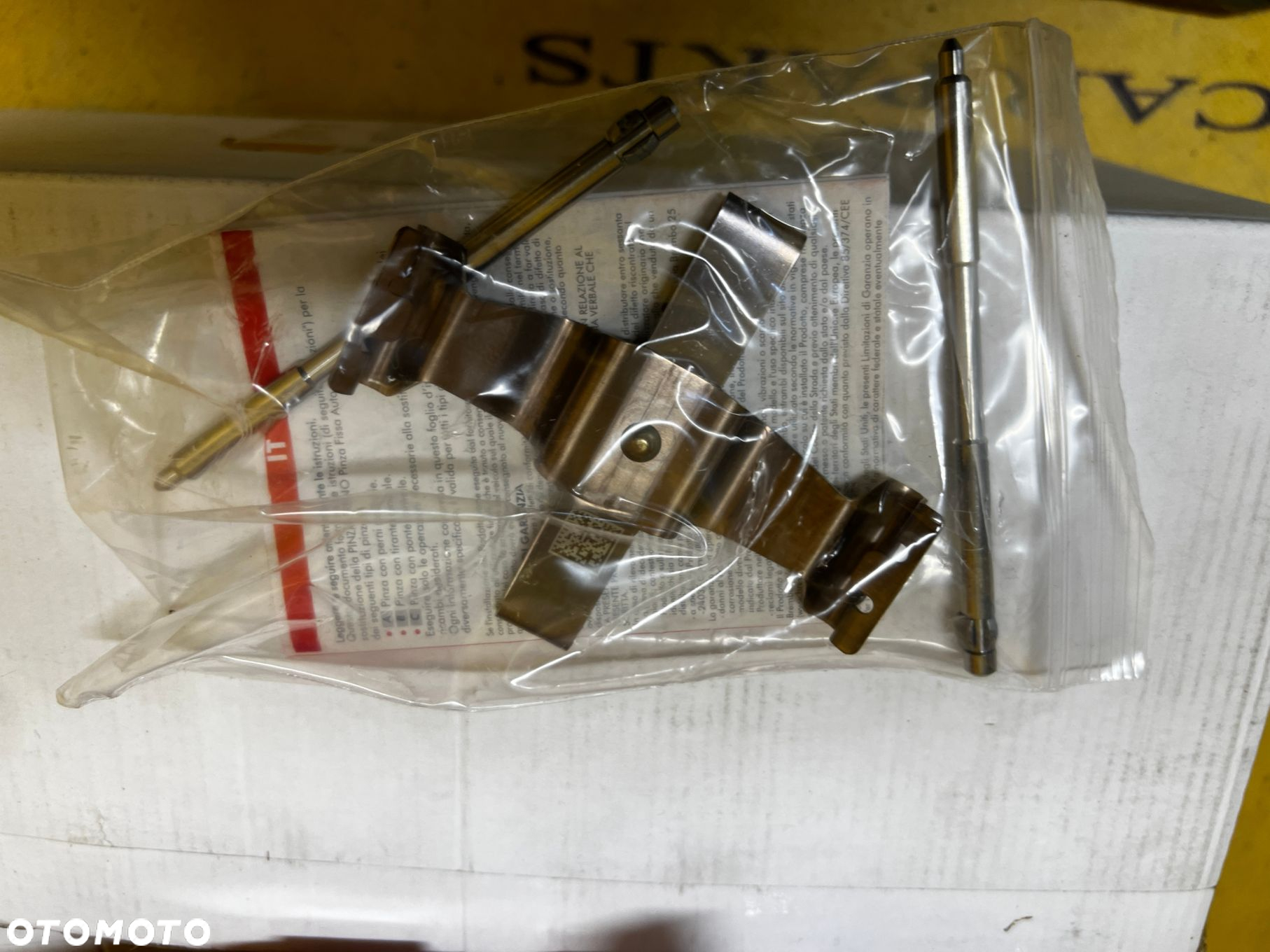 ZACISK HAMULCA CZERWONY PRZÓD LEWY M PERFORMANCE BMW 3 G20 G21 NOWY OEM - 7
