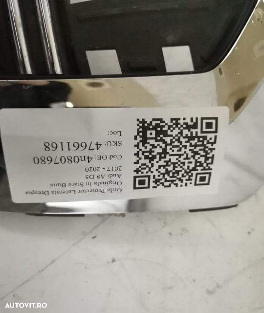 Grila Proiector Laterala Dreapta Originala In Stare Buna Audi A8 D5 20 - 7