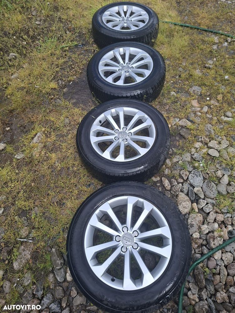 Jante aliaj Audi q5 touareg etc cu cauciucuri m+s 235/60 r 18 - 1