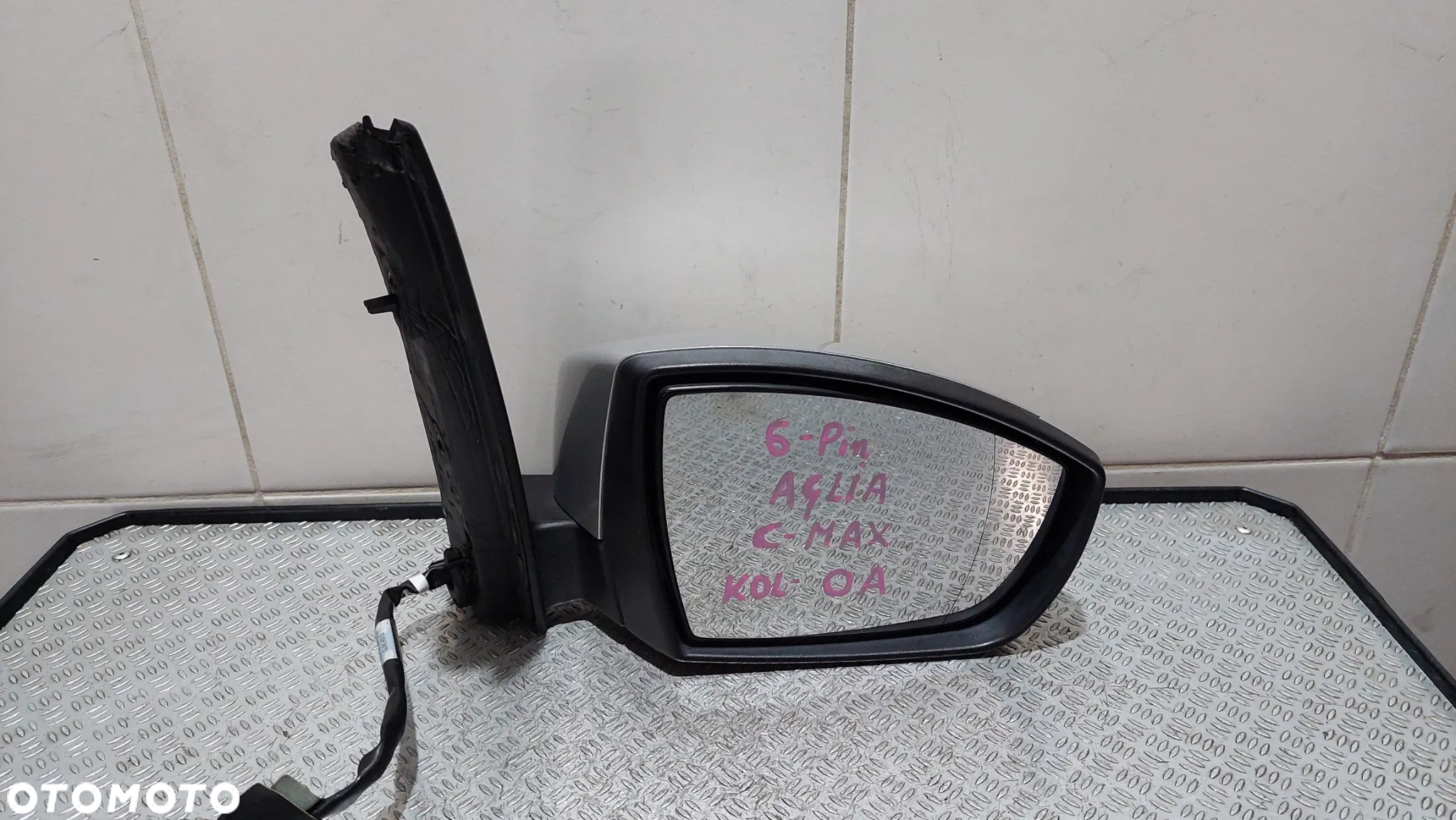 LUSTERKO ZEWNĘTRZNE PRAWY PRZÓD ANGLIK KOLOR 0A 6-PIN FORD C-MAX MK2 R2012 - 3