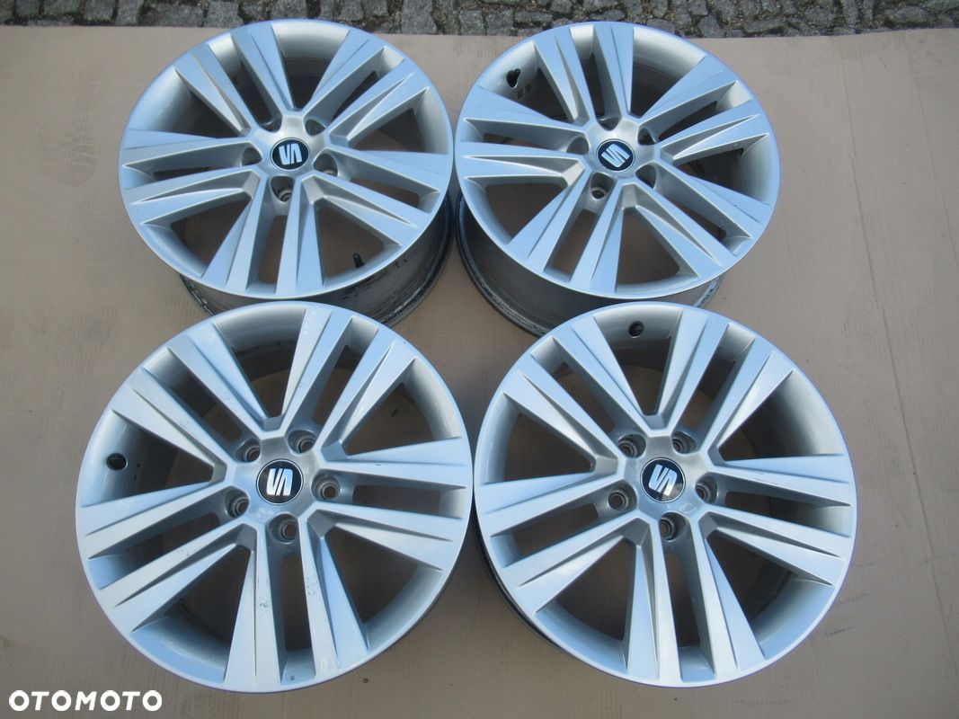 ALUFELGI 4szt R17 SEAT TARRACO,ALTEA,LEON ,EXEO,ATECA,GOLF 5,6,7,8 ,OCTAVIA - 1