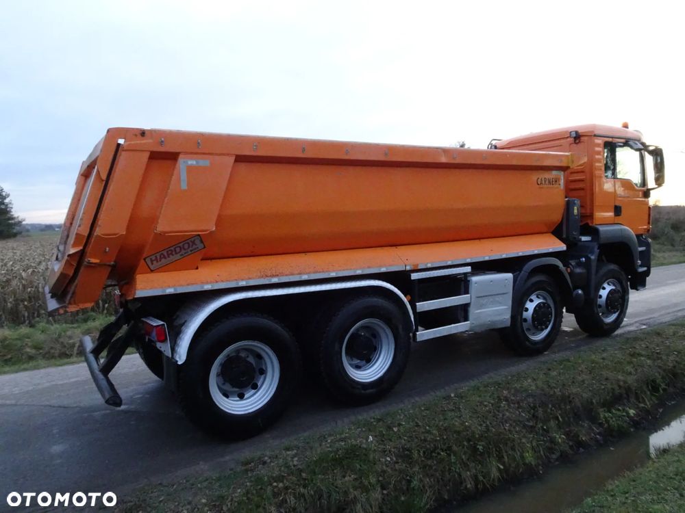 MAN TGS 41.460 Mulda Kipper Carnehl  8x8 idealny stan DMC 41T - 6