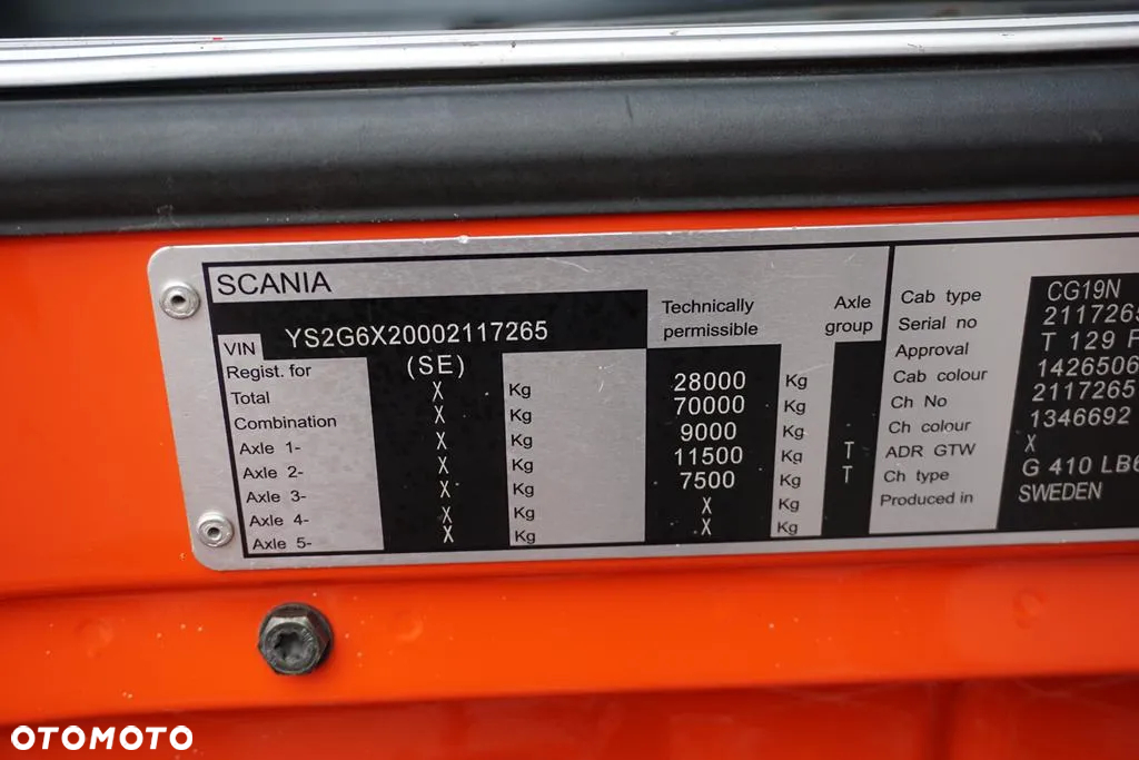 Scania G 410 / 6 X 2 / SKRZYNIOWY + HDS / HIAB 244 EP-5 / WYSIĘG 15 M / OŚ KRĘTNA - 11
