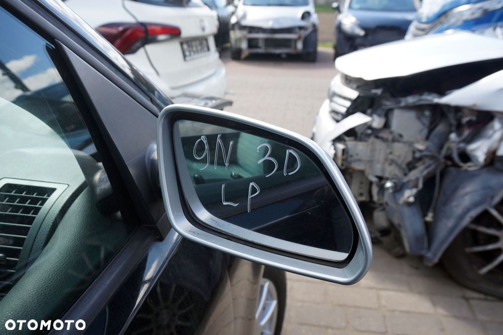 LUSTERKO ELEKTRYCZNE PRAWE POLO IV 9N LIFT L041 CZARNY VOLKSWAGEN 2004-2009 - 3