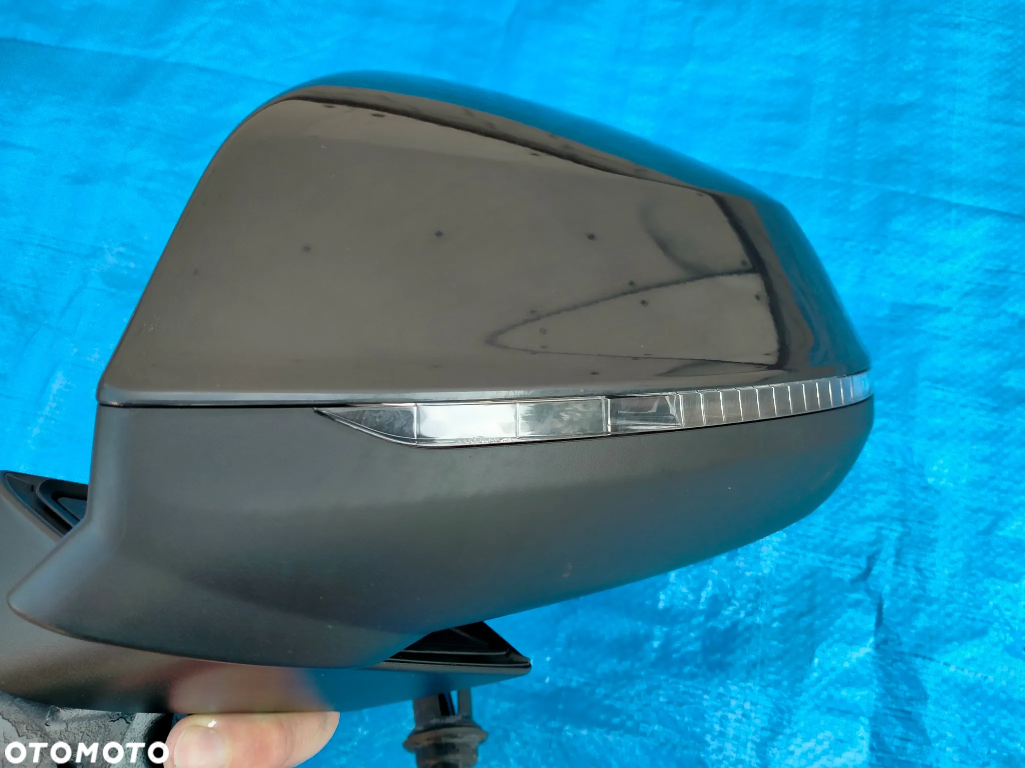 Audi Q7 SQ7 4M / Lusterko Lewe / SHADOW LINE / 13 Pin Pinów / Side Assist / Asystent / EUROPA - 11