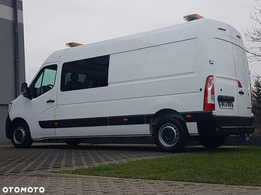 Renault MASTER 6-OSÓB L3H2 BRYGADÓWKA DŁUGI WYSOKI KLIMA KRAJOWY BLASZAK VAN FURGON - 28